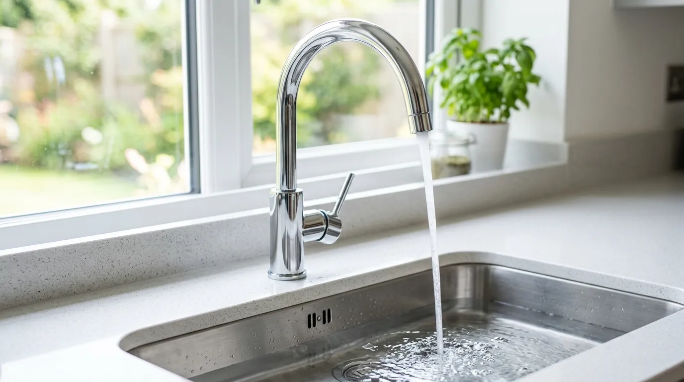 Local Plumbing Master Pros same day plumber fixing a faucet in Polk City, IA